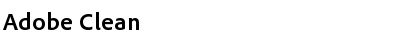 Download Adobe Clean Font Download Adobe Clean Font