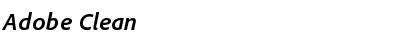 Download Adobe Clean Font