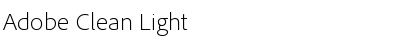 Download Adobe Clean Light Font Download Adobe Clean Light Font