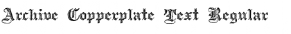 Download Archive Copperplate Text Font Download Archive Copperplate Text Font