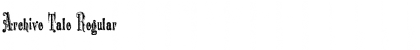 Download Archive Tale Font Download Archive Tale Font