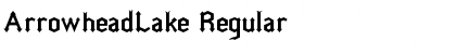 Download ArrowheadLake Font