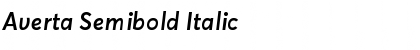 Download Averta Semibold Italic Font