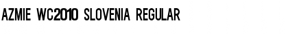 Download Azmie WC2010 Slovenia Font