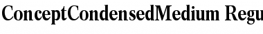 Download ConceptCondensedMedium Font