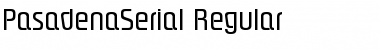 Download PasadenaSerial Regular Font