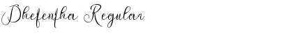 Download Dhefentha Font