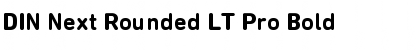 Download DIN Next Rounded LT Pro Bold Font