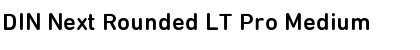 Download DIN Next Rounded LT Pro Medium Font