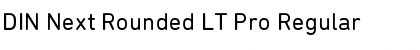 Download DIN Next Rounded LT Pro Regular Font
