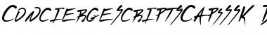 Download ConciergeScriptSCapsSSK Font