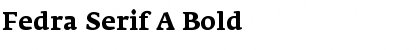Download Fedra Serif A Bold Font