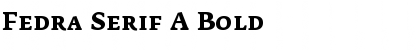 Download Fedra Serif A Bold Font