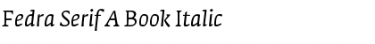 Download Fedra Serif A Book Italic Font