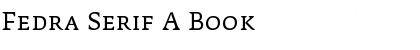 Download Fedra Serif A Book Font