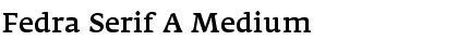 Download Fedra Serif A Medium Font