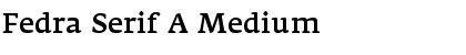 Download Fedra Serif A Medium Font