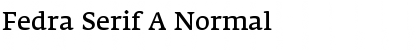 Download Fedra Serif A Normal Font