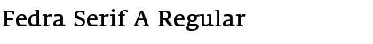 Download Fedra Serif A Regular Font