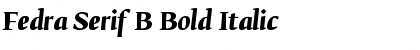 Download Fedra Serif B Bold Italic Font