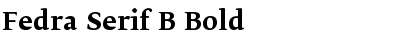 Download Fedra Serif B Bold Font