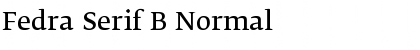 Download Fedra Serif B Normal Font