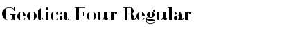 Download Geotica Four Font