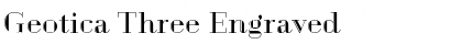 Download Geotica Three Font