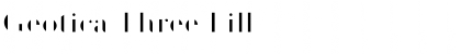 Download Geotica Three Font