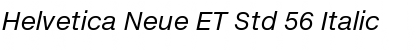 Download Helvetica Neue ET Std 56 Italic Font