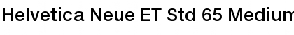 Download Helvetica Neue ET Std 65 Medium Font