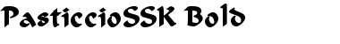 Download PasticcioSSK Bold Font