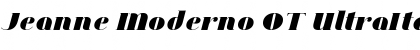 Download Jeanne Moderno OT UltraItalic Font