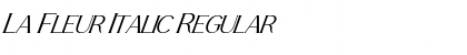 Download La Fleur Italic Font