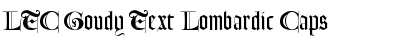 Download LTC Goudy Text Lombardic Caps Font Title Preview