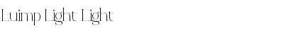 Download Luimp Light Light Font Title Preview