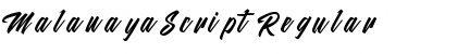 Download Malanaya Script Font