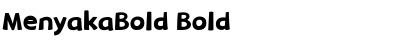 Download MenyakaBold Bold Font