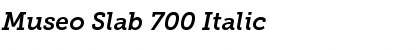 Download Museo Slab 700 Italic Font