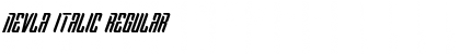 Download Nevla Italic Font