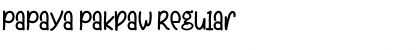 Download PaPaya Pakpaw Font Download PaPaya Pakpaw Font