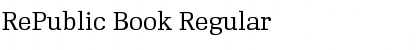 Download RePublic Book Regular Font