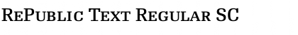 Download RePublic Text Regular SC Font