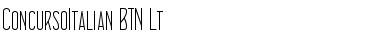 Download ConcursoItalian BTN Lt Font