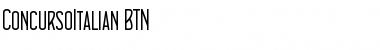 Download ConcursoItalian BTN Font