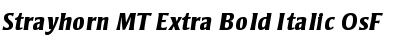 Download Strayhorn MT Extra Bold Italic OsF Font