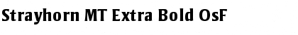 Download Strayhorn MT Extra Bold OsF Font