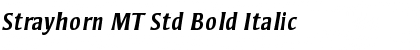 Download Strayhorn MT Std Bold Italic Font