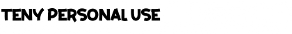 Download Teny Font Download Teny Font