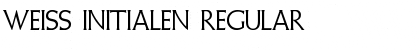 Download Weiss Initialen Font